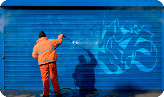 Graffity cleaning