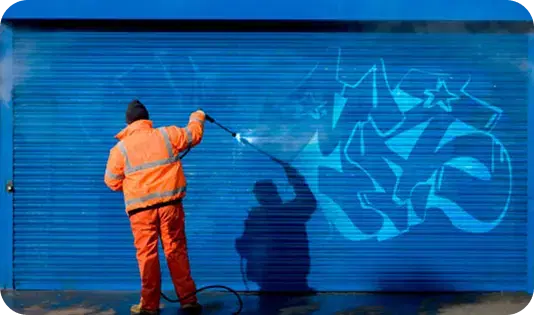 Graffity cleaning