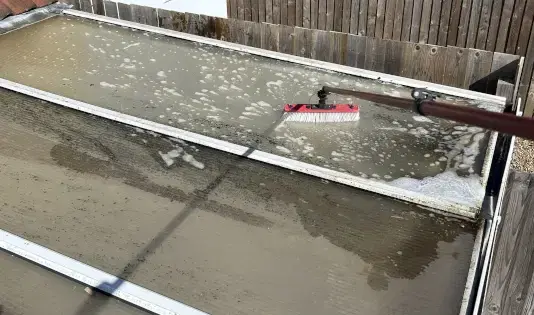 Conservatory roof cleaning
