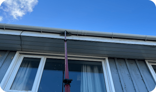 Commercial fascia cleaning